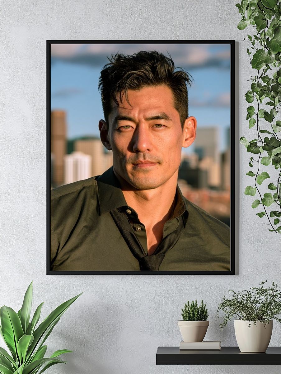 Urban Portrait Photography Poster. — room view 4