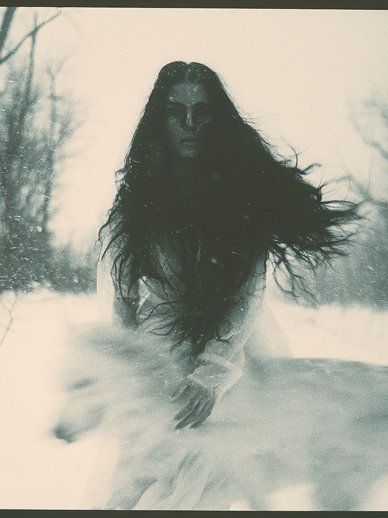 Winter Spirit Portrait Print. poster — photography art