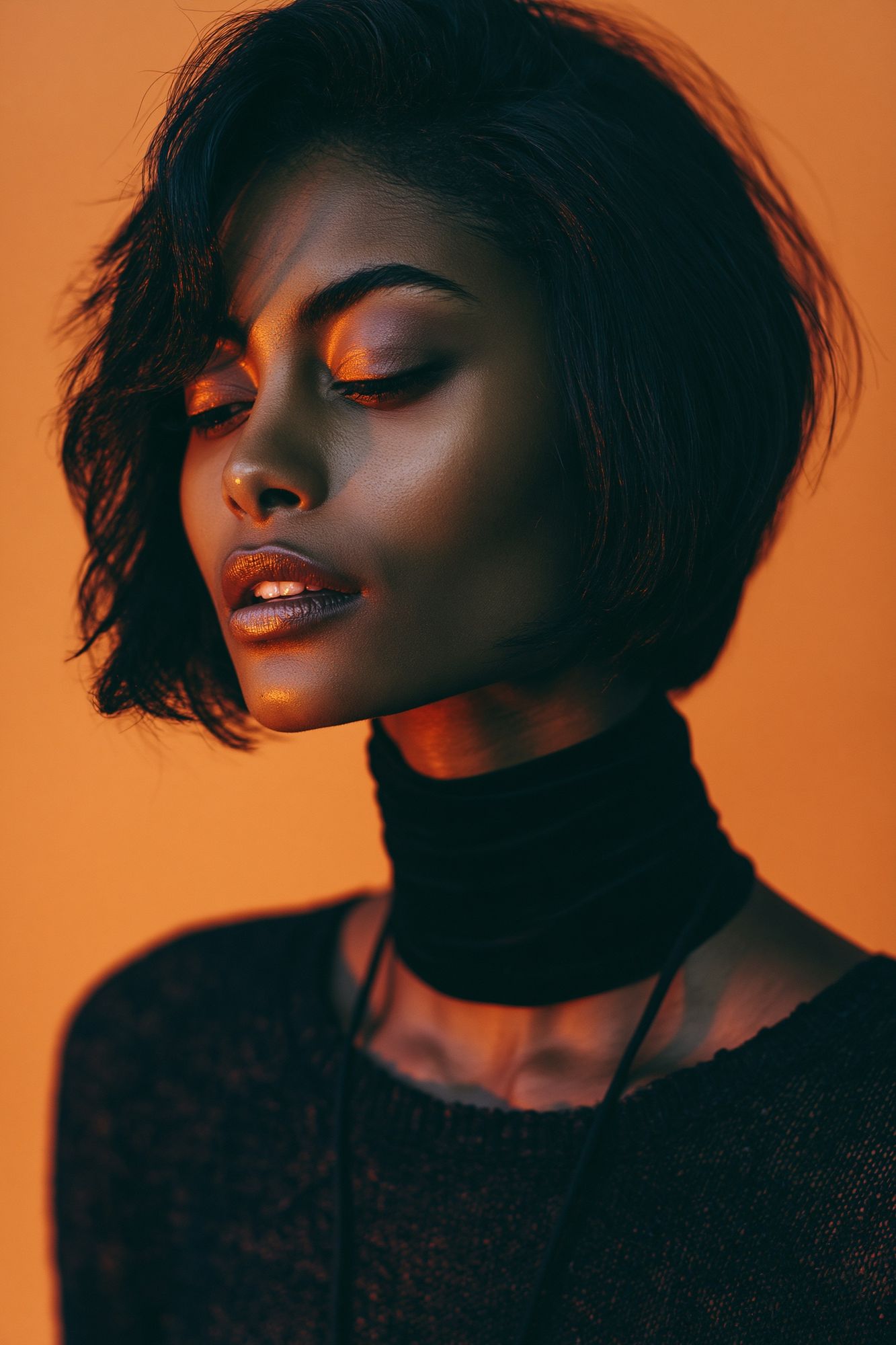 Moody Portrait Photography Poster. poster — photography art