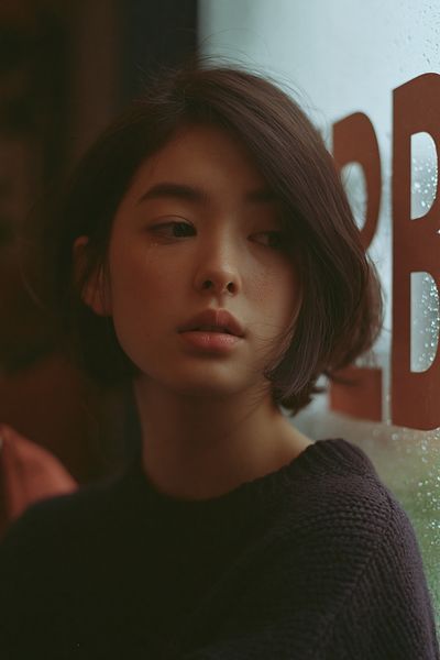Moody Portrait Photography Poster.