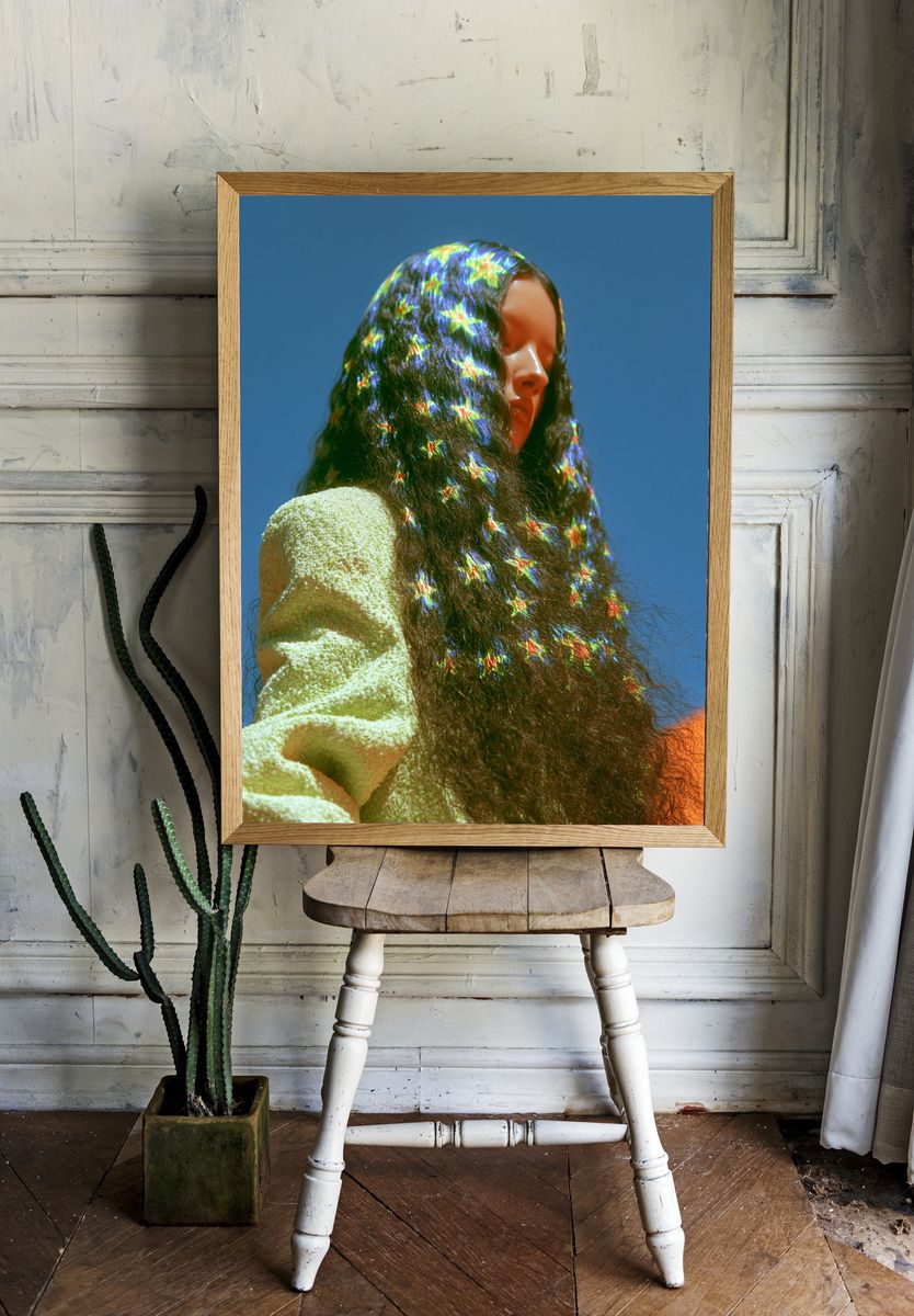 Prismatic Portrait Photography Poster. room preview