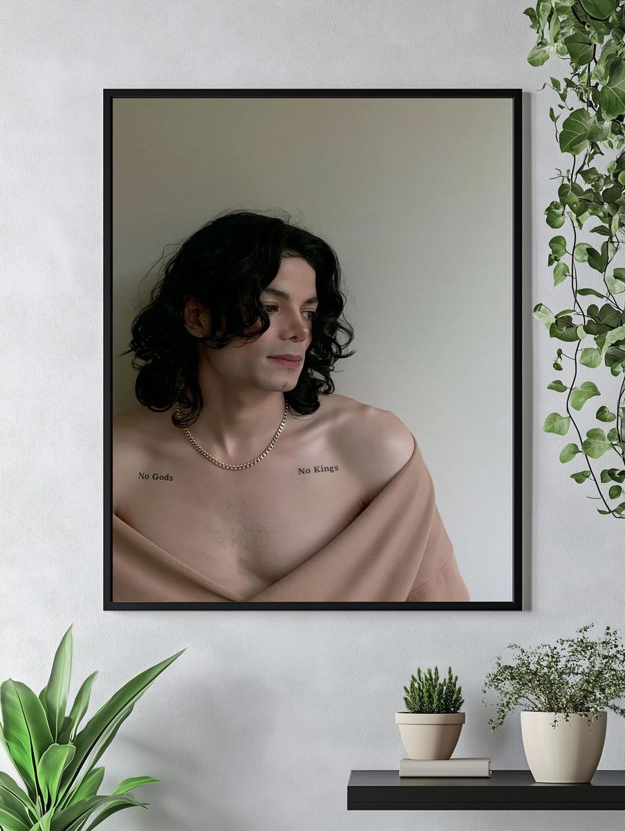 No Gods No Kings Portrait Poster. — room view 4