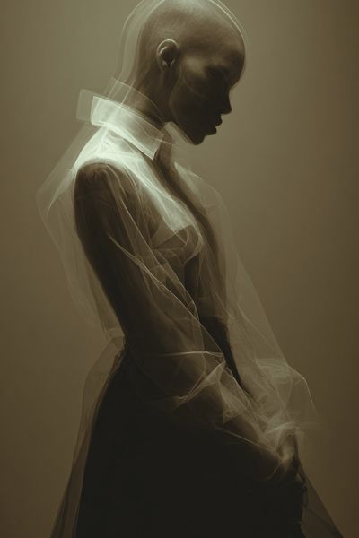 Ethereal Portrait Photography Poster. poster print