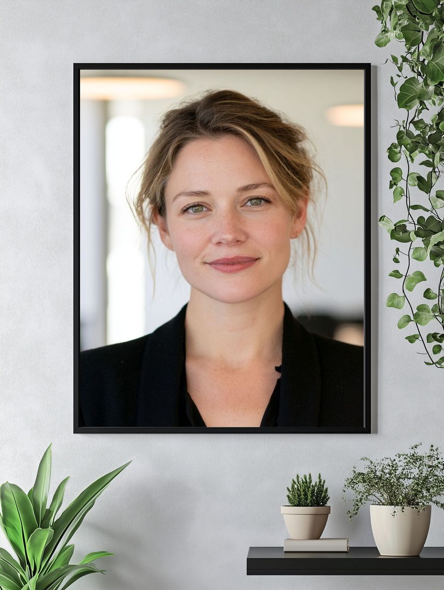 Woman Portrait Photography Poster. — room view 4