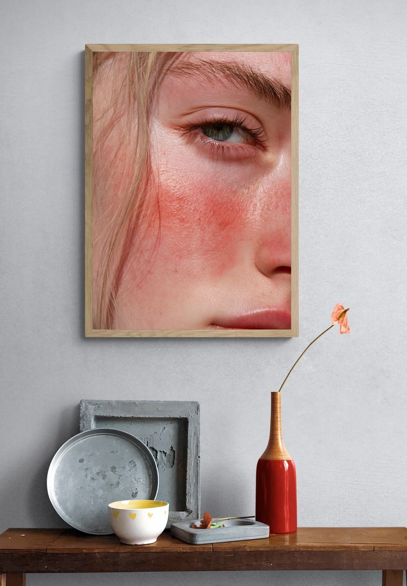 Sunlit Portrait Photography Poster. — room view 3