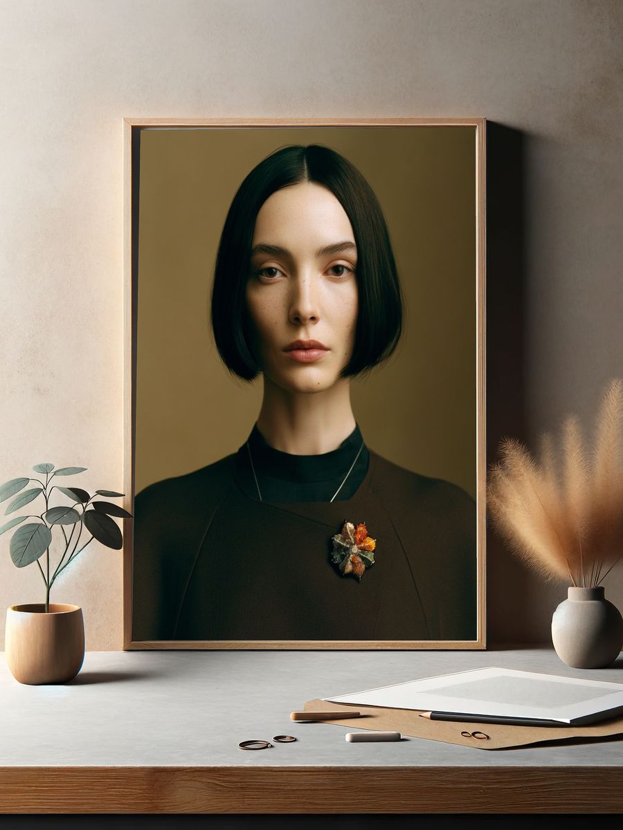 Elegant Portrait Photography Poster. — room view 2