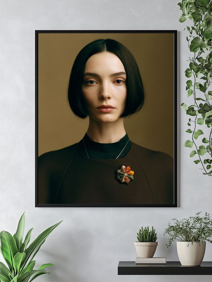 Elegant Portrait Photography Poster. — room view 4