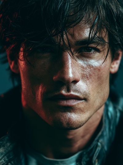 Moody Portrait Photography Poster. poster