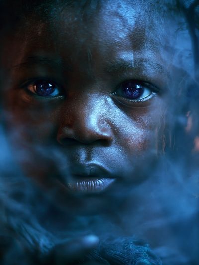 Blue Dream Portrait Print.