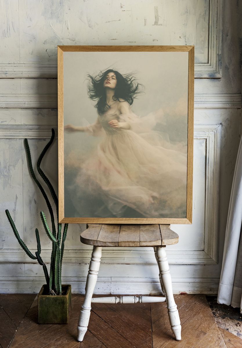 Dreamy Portrait Photography Poster. — room view 1