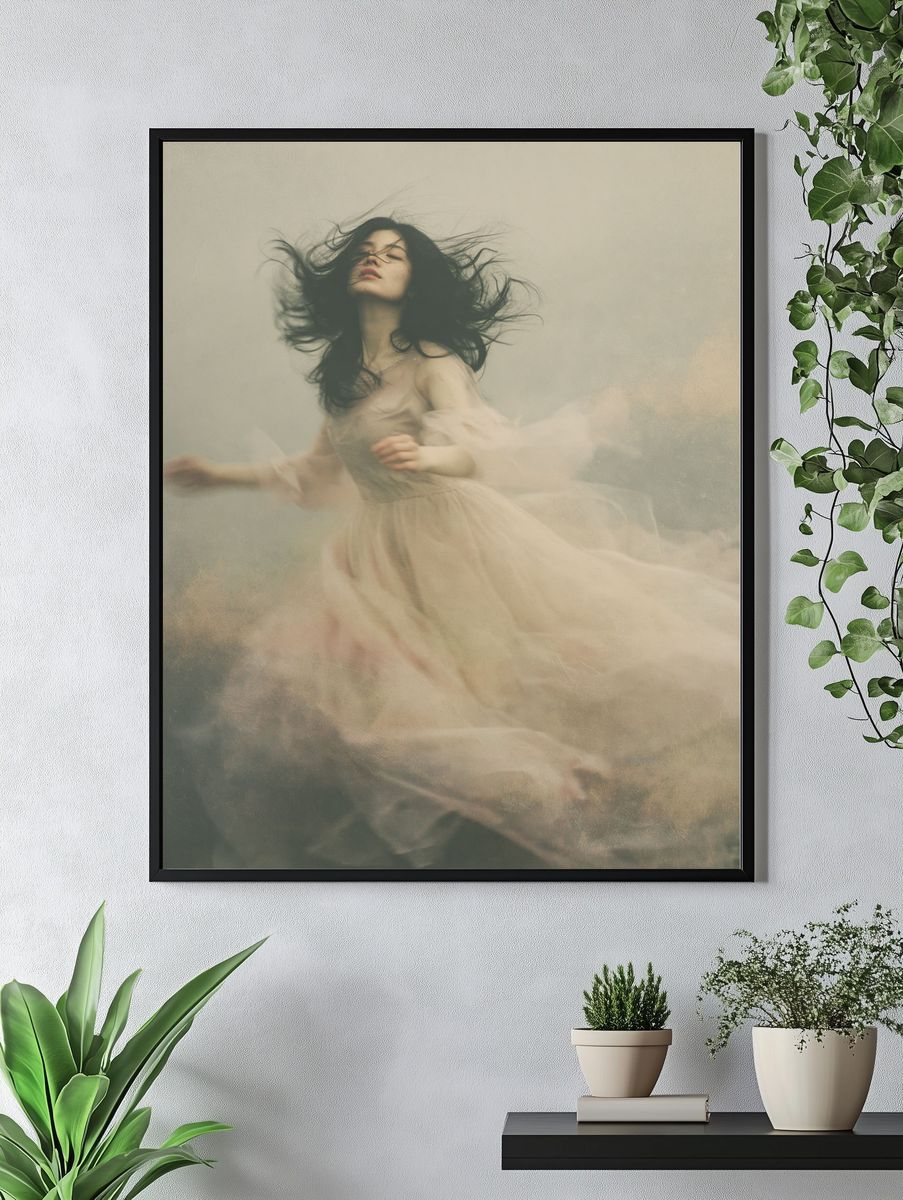 Dreamy Portrait Photography Poster. — room view 4