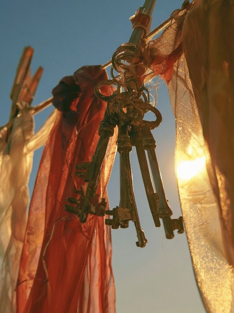 Prayer Flags at Sunset Photography Poster. poster — photography art
