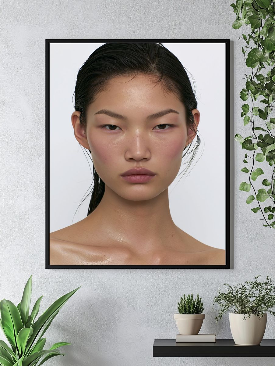 Minimalist Portrait Photography Poster. — room view 4