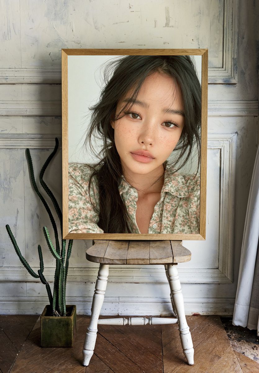 Soft Portrait Photography Poster. — room view 1