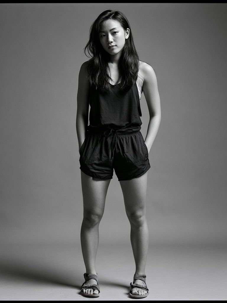 Minimalist Studio Portrait Print. poster — photography art