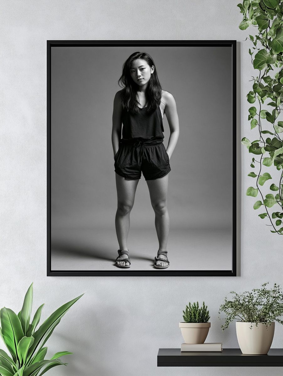 Minimalist Studio Portrait Print. — room view 4