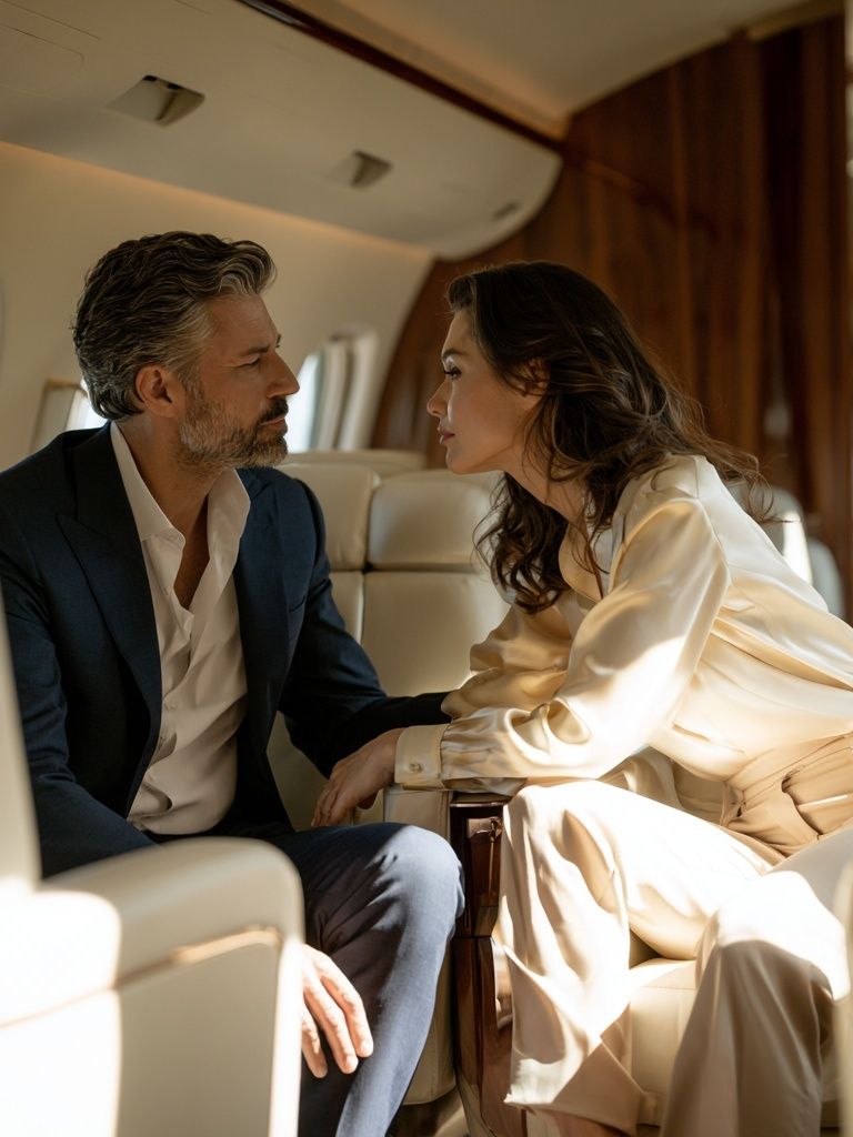 Private Jet Romance Photography Poster. poster — photography art