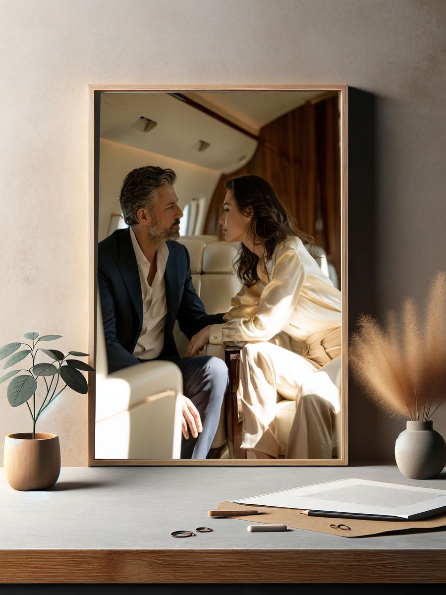 Private Jet Romance Photography Poster. — room view 2