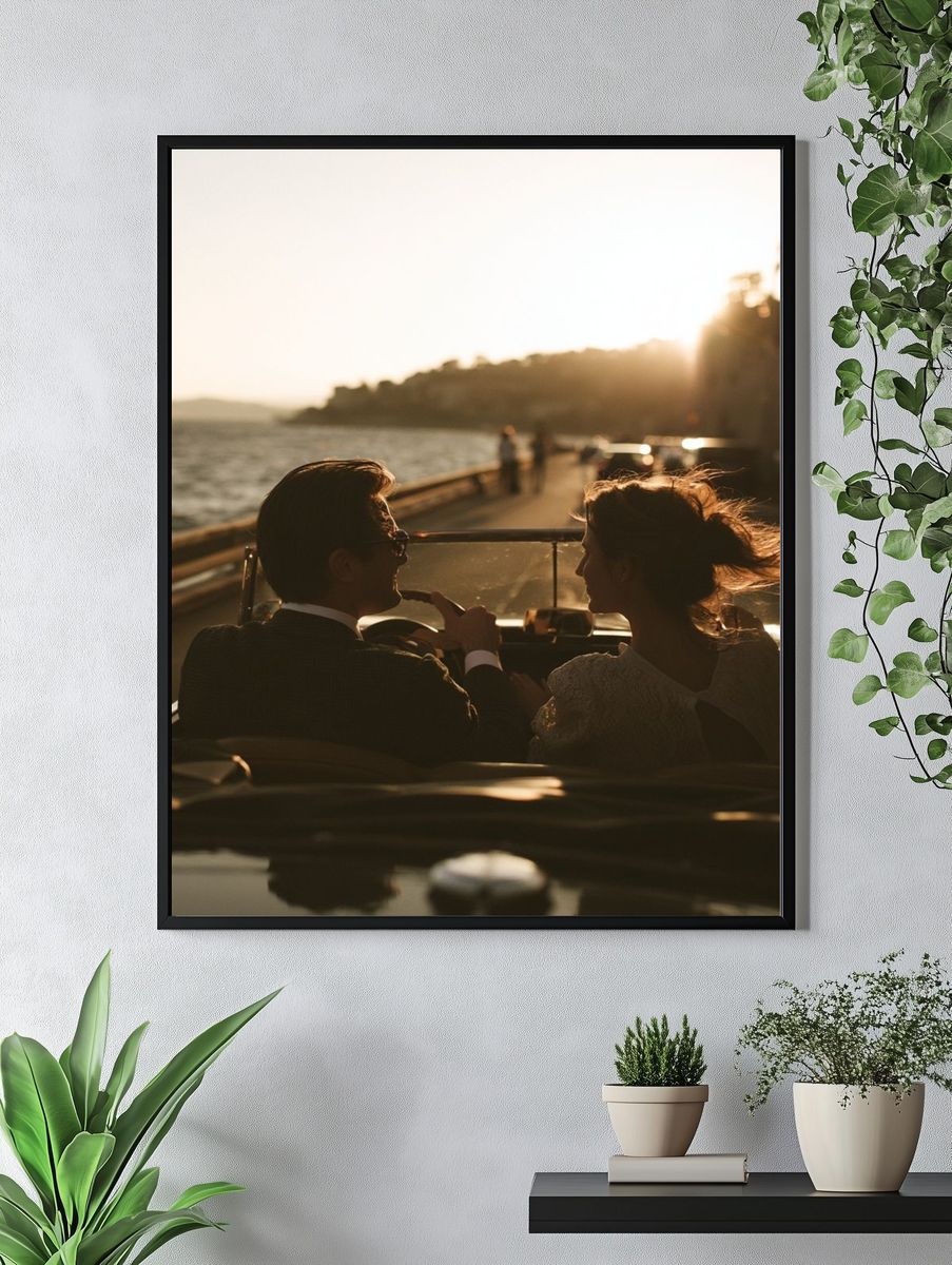 Sunset Drive Romance Photography Poster. — room view 4