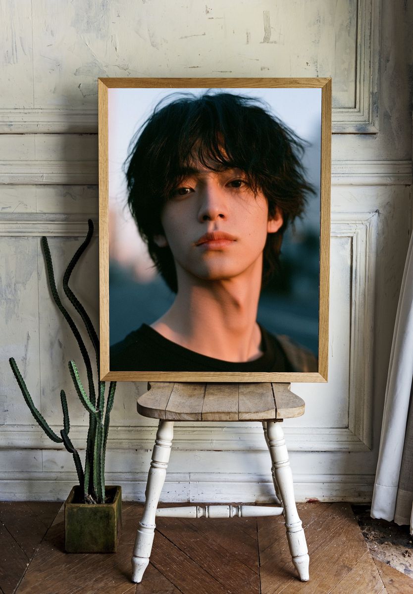 Moody Portrait Photography Poster. — room view 1