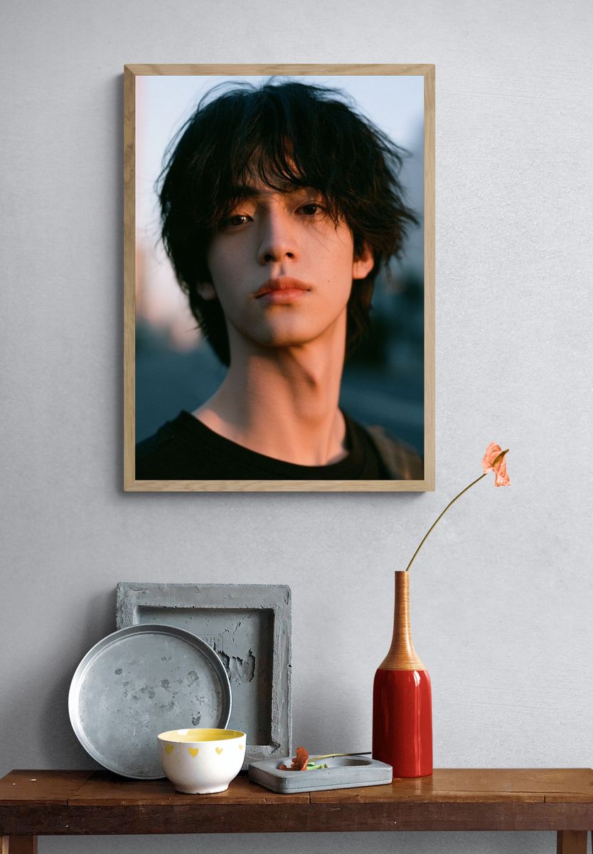 Moody Portrait Photography Poster. — room view 3
