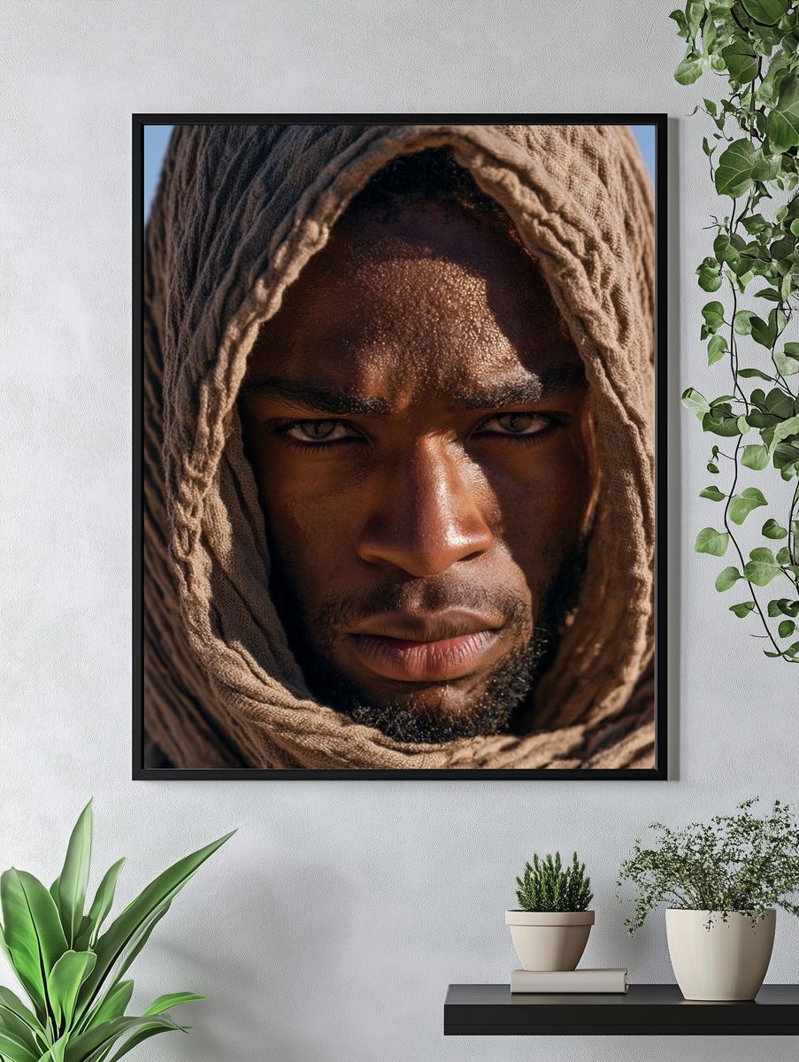 Desert Portrait Photography Poster. — room view 4