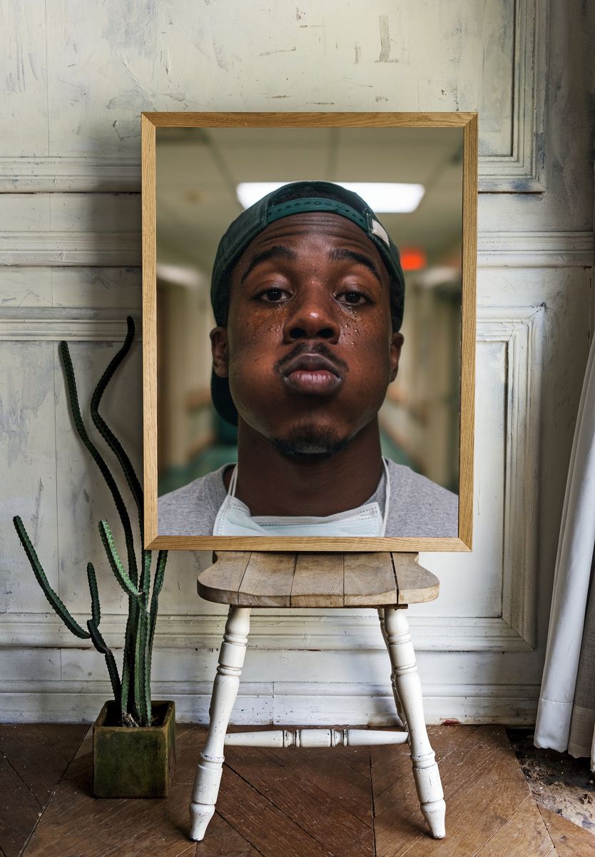 Intense Portrait Photography Poster. — room view 1