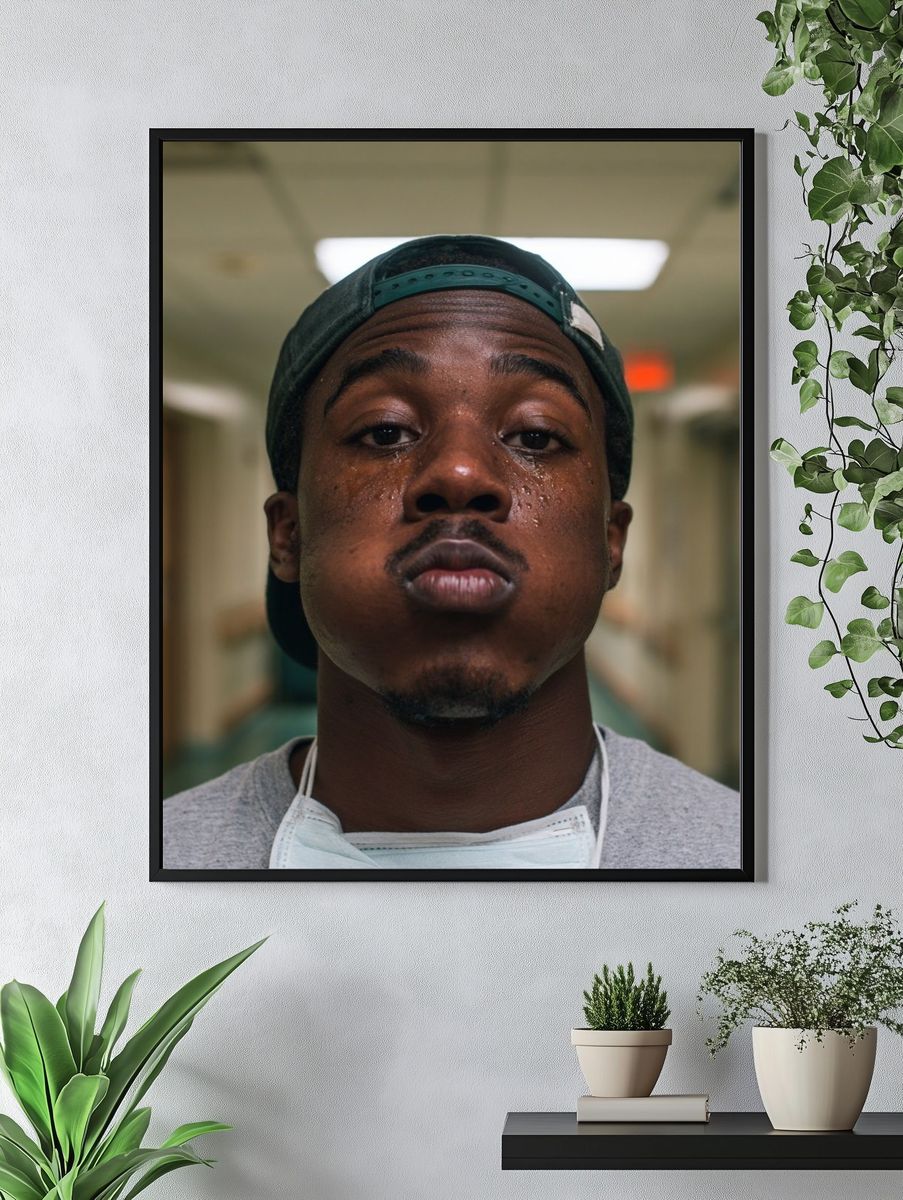 Intense Portrait Photography Poster. — room view 4