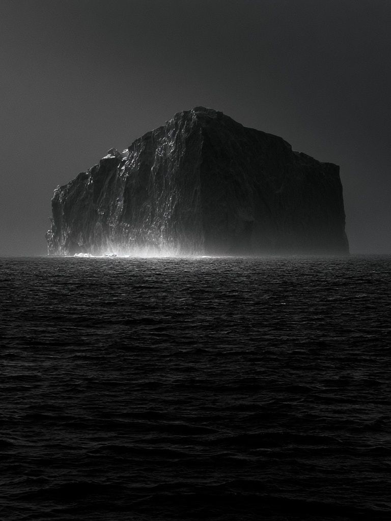 Monolithic Sea Stack Photography Poster. poster detail