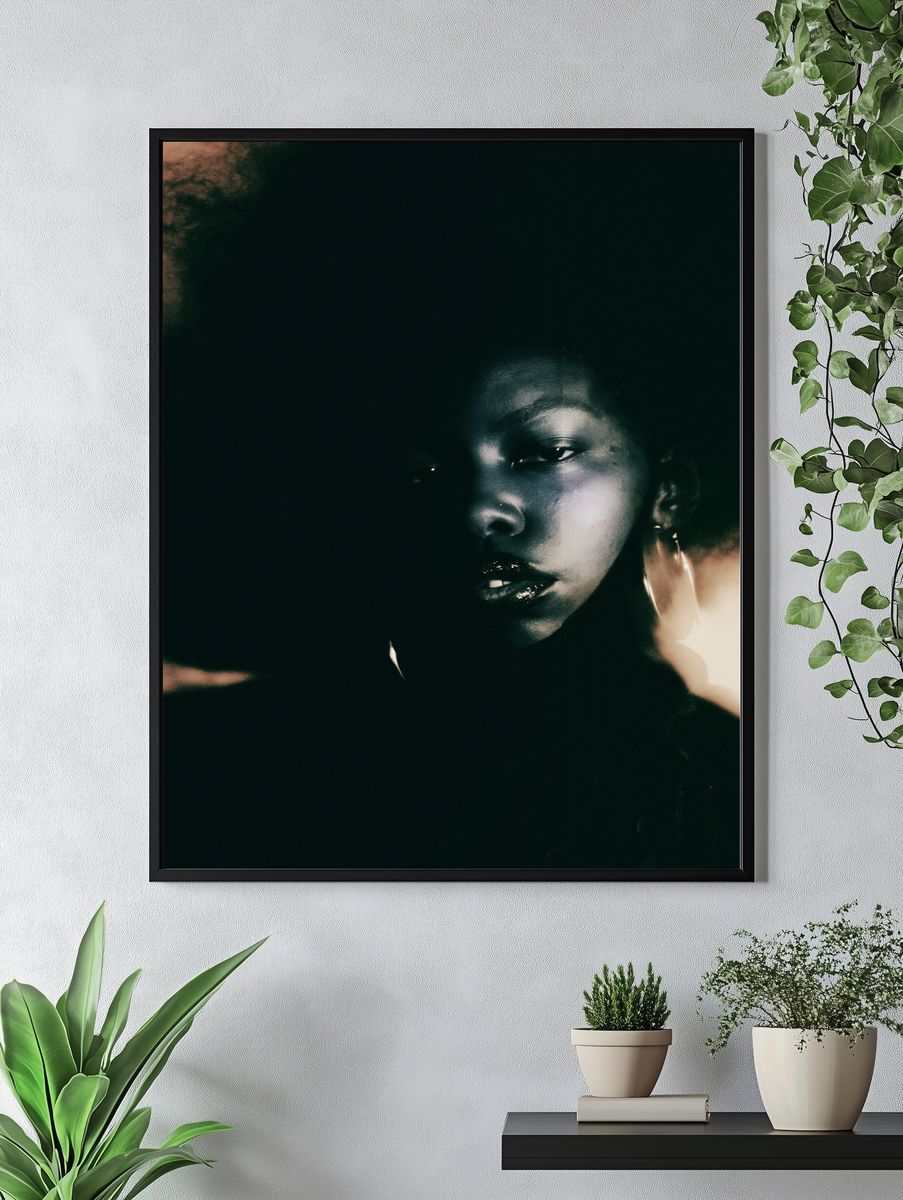 Moody Portrait Photography Poster. — room view 4