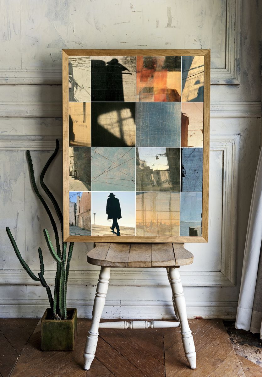 Urban Shadows Photography Poster. — room view 1