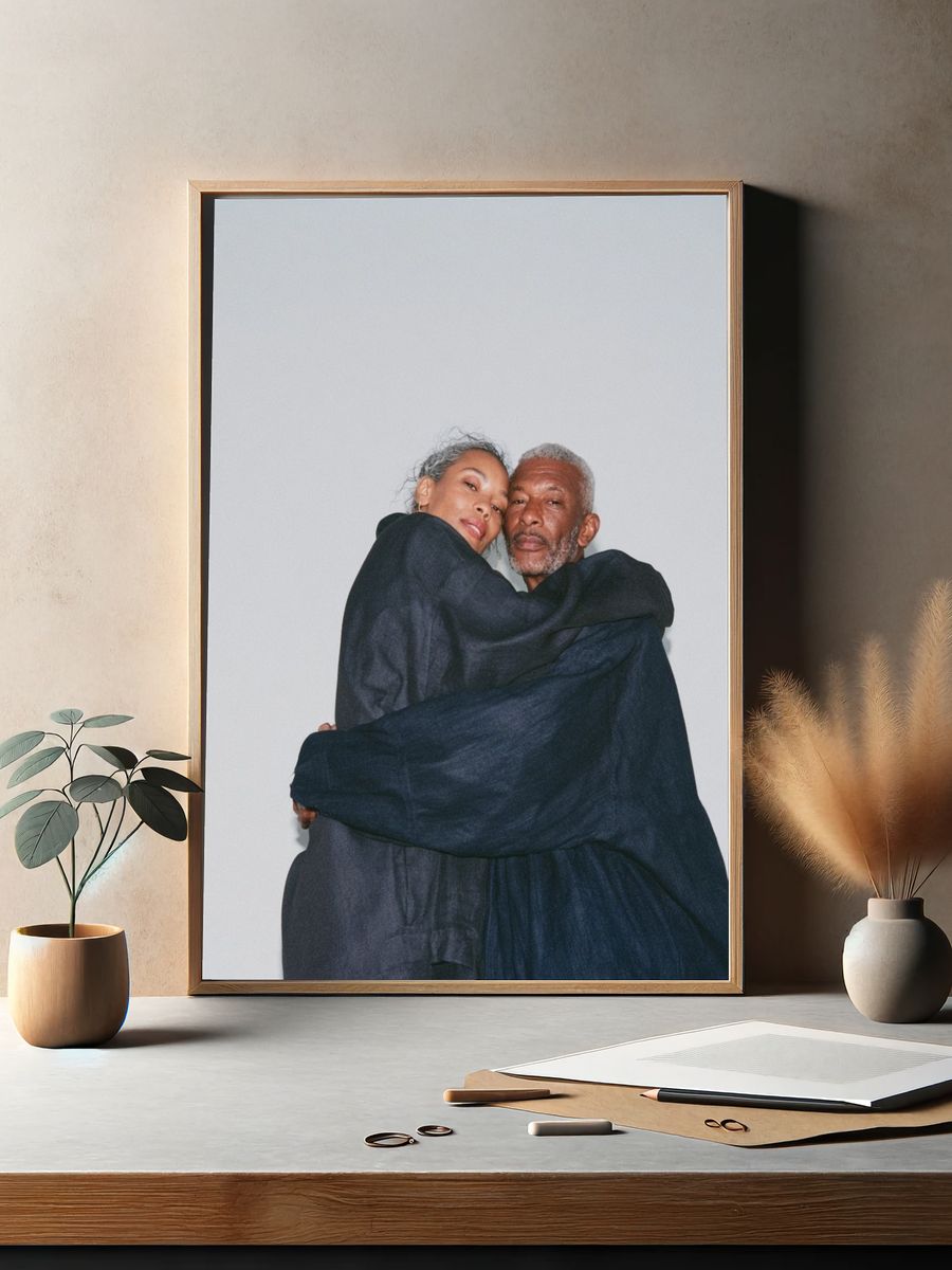 Embrace Portrait Photography Poster. — room view 2