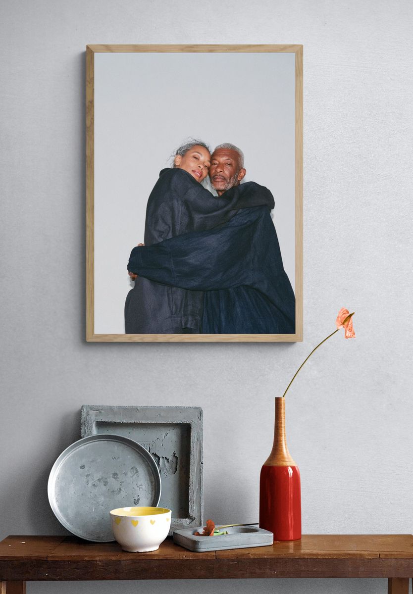 Embrace Portrait Photography Poster. — room view 3