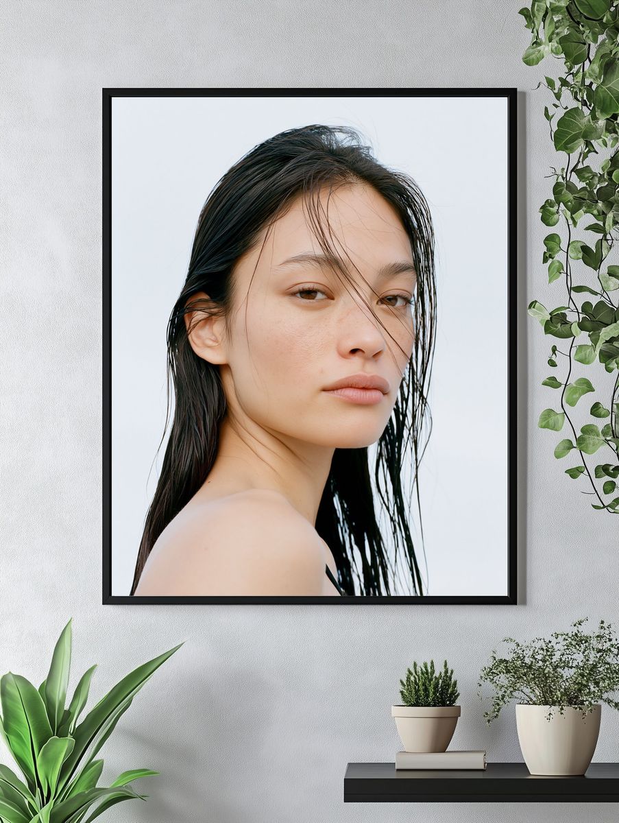 Minimalist Portrait Poster. — room view 4