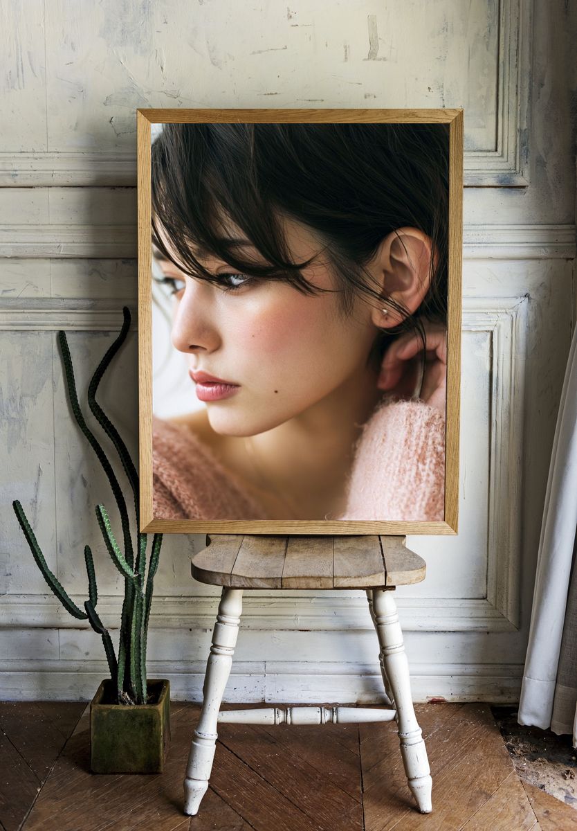 Soft Portrait Photography Poster. — room view 1