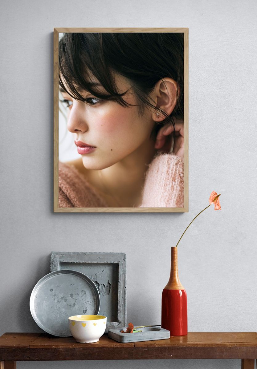 Soft Portrait Photography Poster. — room view 3
