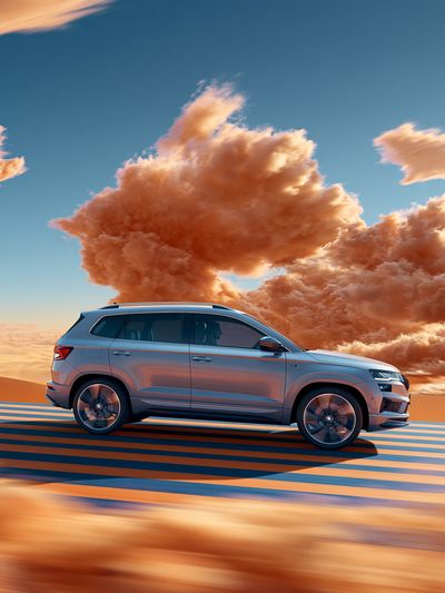 Desert SUV Drive Photography Poster. poster