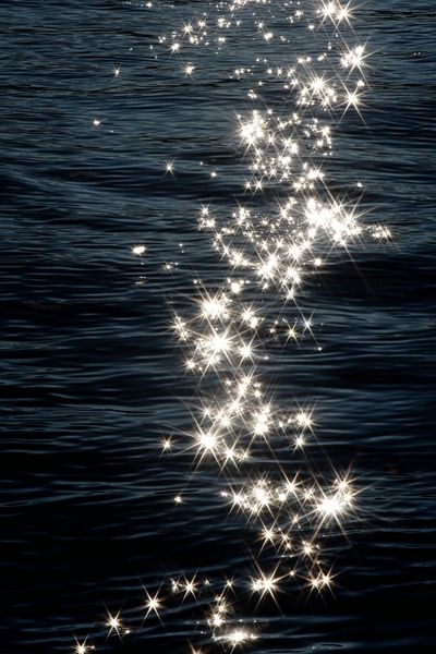 Sunlit Water Sparkle Photography Poster. poster print