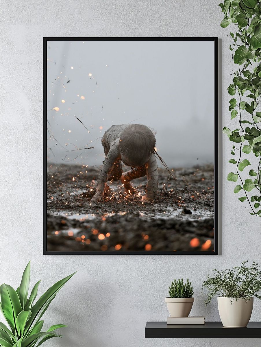 Mud Child Sparks Photography Poster. — room view 4