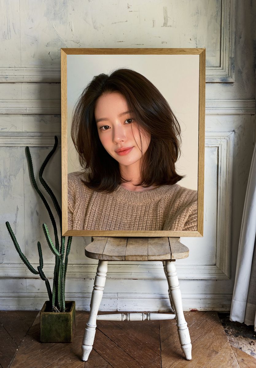 Soft Portrait Photography Poster. — room view 1