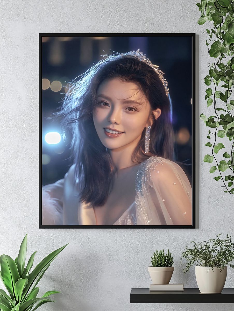 Elegant Portrait Photography Poster. — room view 4