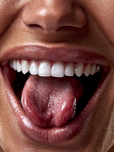 Open Mouth Portrait Photography Poster. poster
