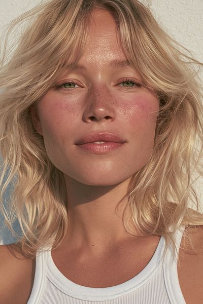 Blonde Portrait Photography Poster.
