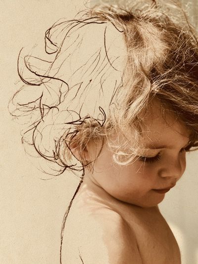 Dreamy Child Portrait Photography Poster. poster