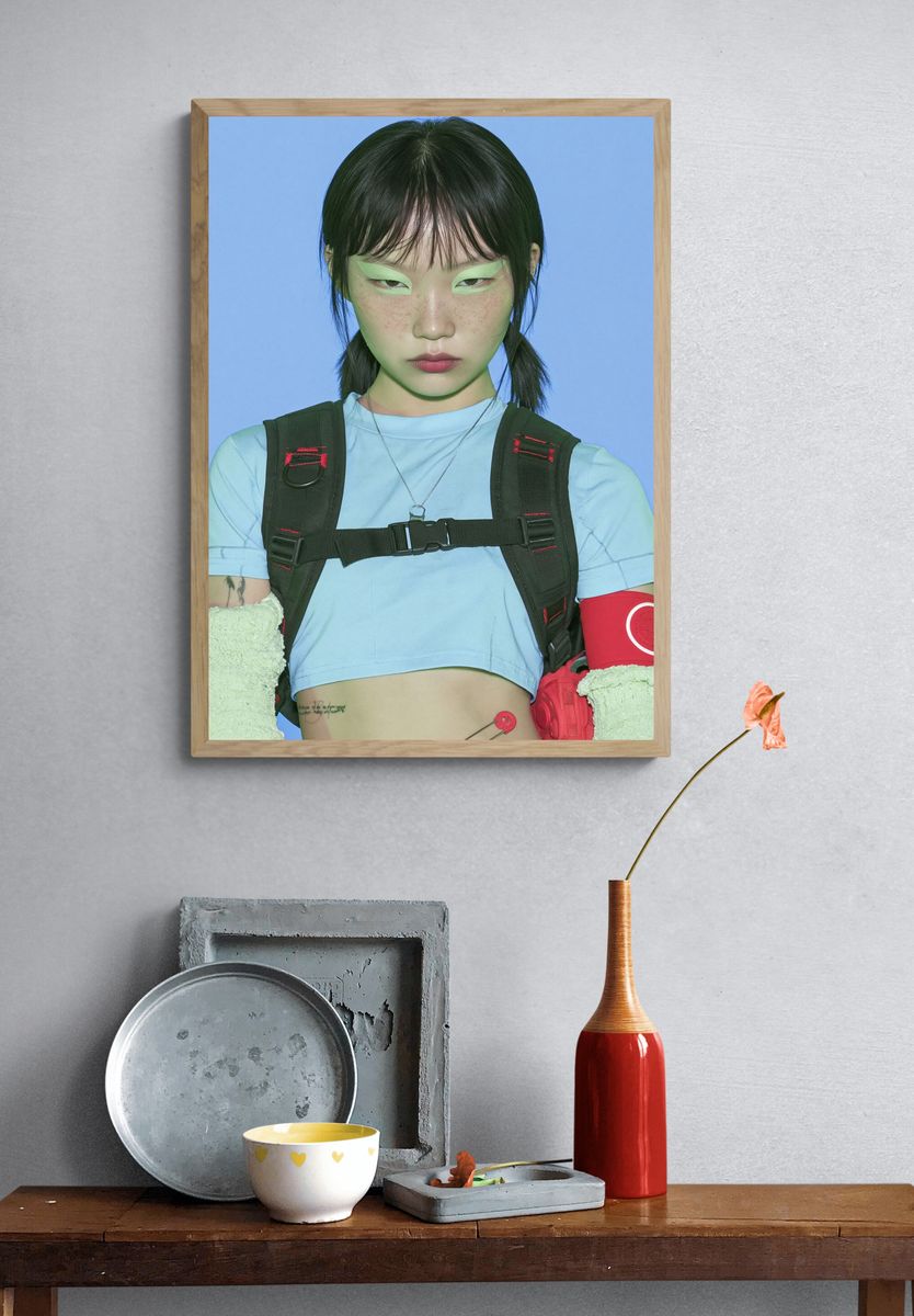 Avant-Garde Portrait Photography Poster. — room view 3