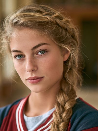Blonde Portrait Photography Poster.
