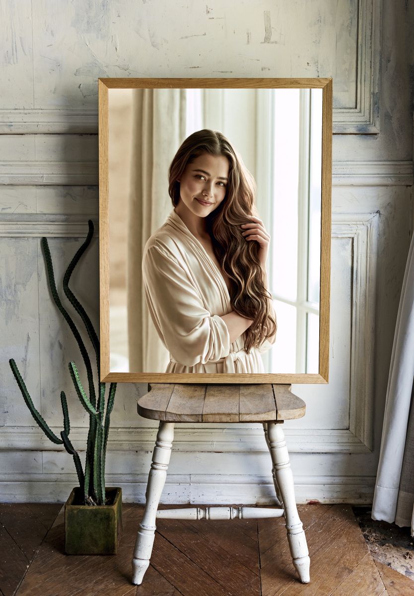Soft Portrait Photography Poster. room preview