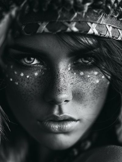 Indigenous Portrait Photography Poster.