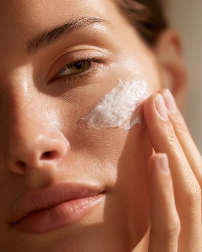 Skincare Portrait Photography Poster. poster print
