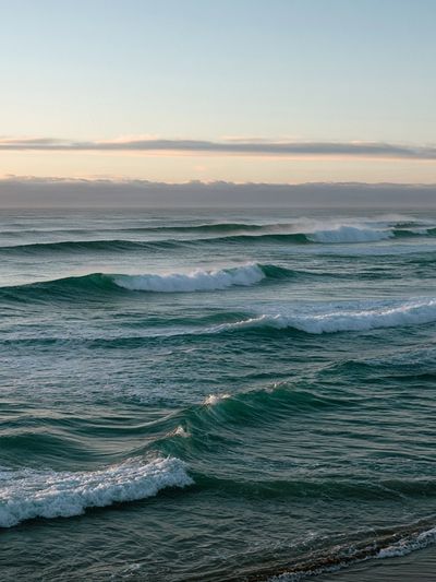 Calm Ocean Waves Photography Poster. poster